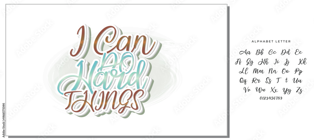 i can do hard things quote letter i can do hard things quote letter