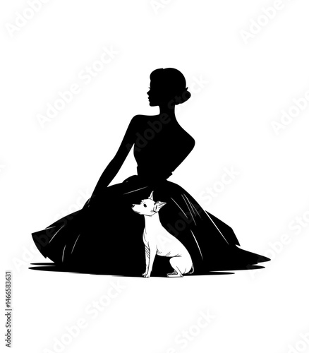 Elegant model showcase vibrant fashion designs
