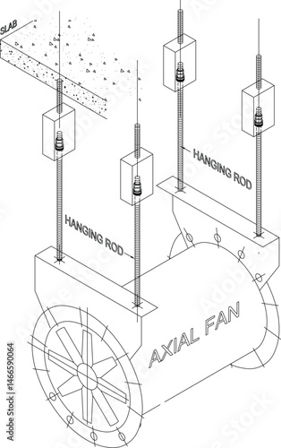 Axial fan provides high airflow with low pressure, perfect for open systems.