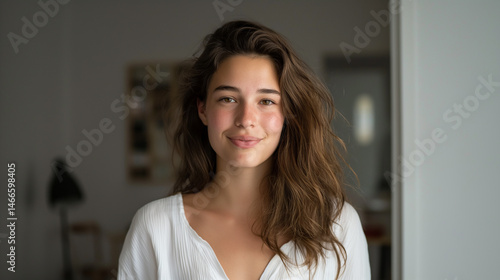 美しい女性のポートレート