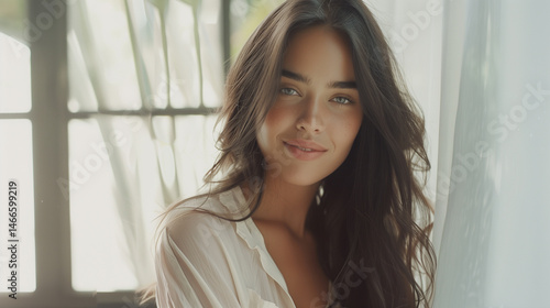 美しい女性のポートレート