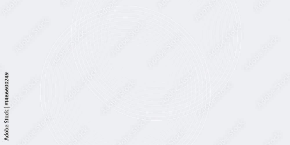 Abstract white glowing geometric lines on gray background. Modern shiny blue circle lines pattern. Futuristic technology concept. Suit for cover, poster, banner, brochure, header, website vector Abstract white glowing geometric lines on gray background. Modern shiny blue circle lines pattern. Futuristic technology concept. Suit for cover, poster, banner, brochure, header, website vector