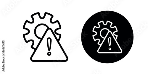 Risk management icon. risk management symbol png and vector illustration on transparent background