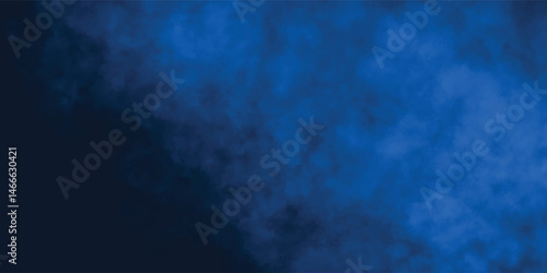 Serene Blue Smoke Texture Blended with a Dark Shadow Gradient

