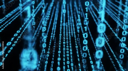 Dynamic flow of binary code in digital environment