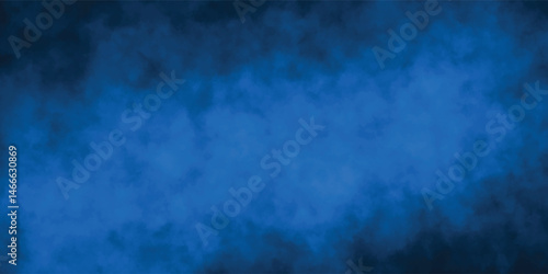 Modern Digital Art Texture with Blue Mist and Dark Vignette

