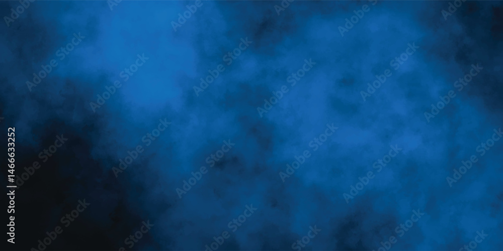 Obraz premium Artistic Abstract Cloud Texture in Blue Tones with Dark Background