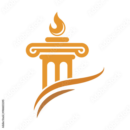 Legal lawyer logo icon design