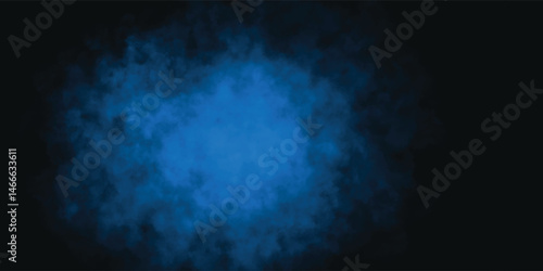 Dreamy Blue Mist and Shadow Overlay for Atmospheric Visual Design

