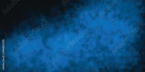 Blue Misty Overlay Texture with Smooth Shadow Transition

