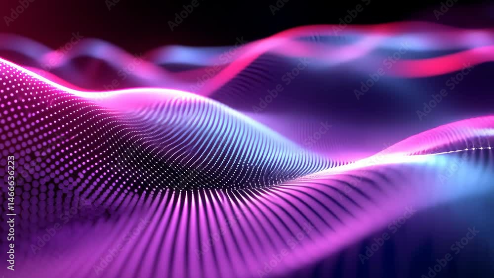 Colorful Abstract Waves Create Glowing Digital Landscape with Vibrant Patterns and Mesmerizing Colorful Abstract Waves Create Glowing Digital Landscape with Vibrant Patterns and Mesmerizing