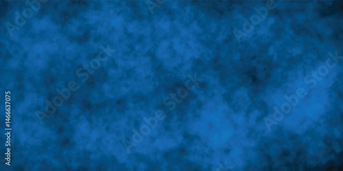 Blue and Black Gradient Background with Smoky Texture Effect

