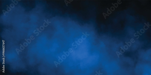 Tranquil Blue Fog Background for Artistic and Visual Use

