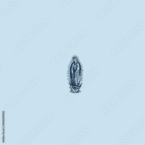 THESE HIGH QUALITY MOTHER MARIA VECTOR FOR USING VARIOUS TYPES OF DESIGN WORKS LIKE T-SHIRT, LOGO, TATTOO AND HOME WALL DESIGN
