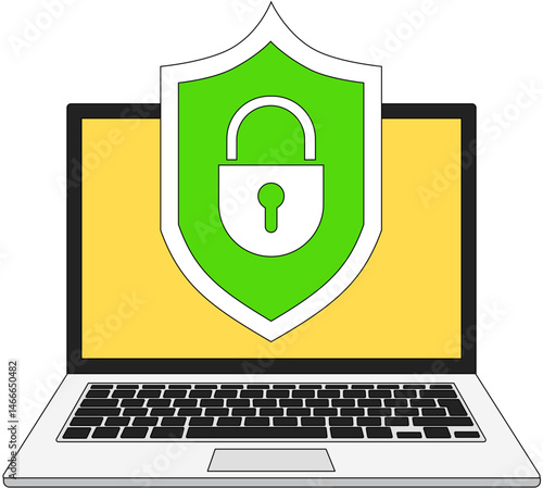 Laptop security protection - outline