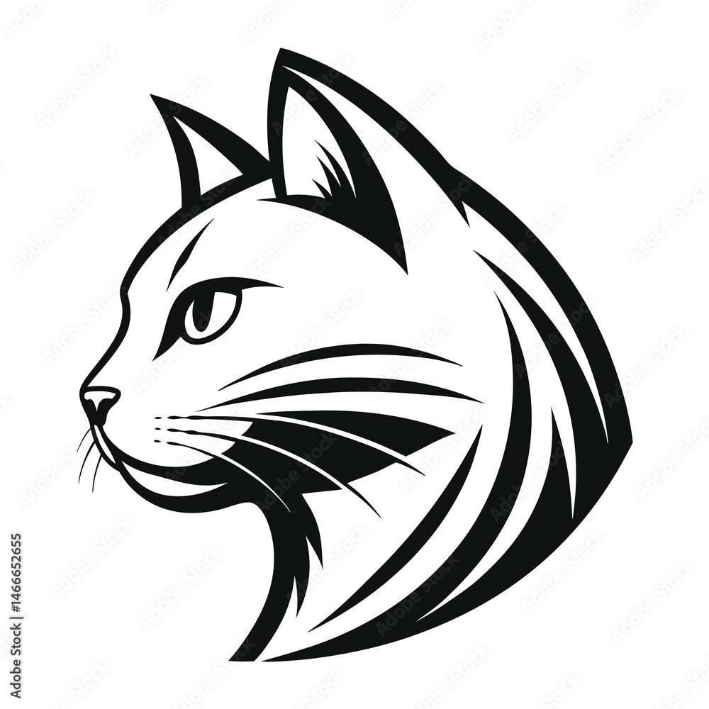 Obraz premium vector image of a cat