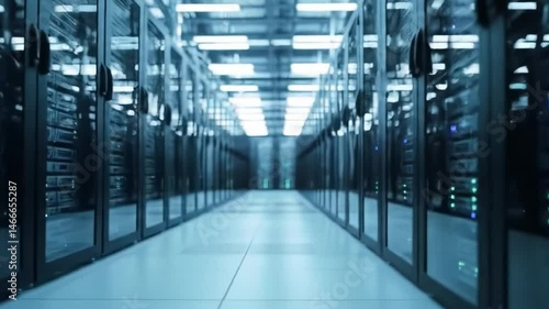 Tour of a high-tech data center showcasing advanced server technology and infrastructure design