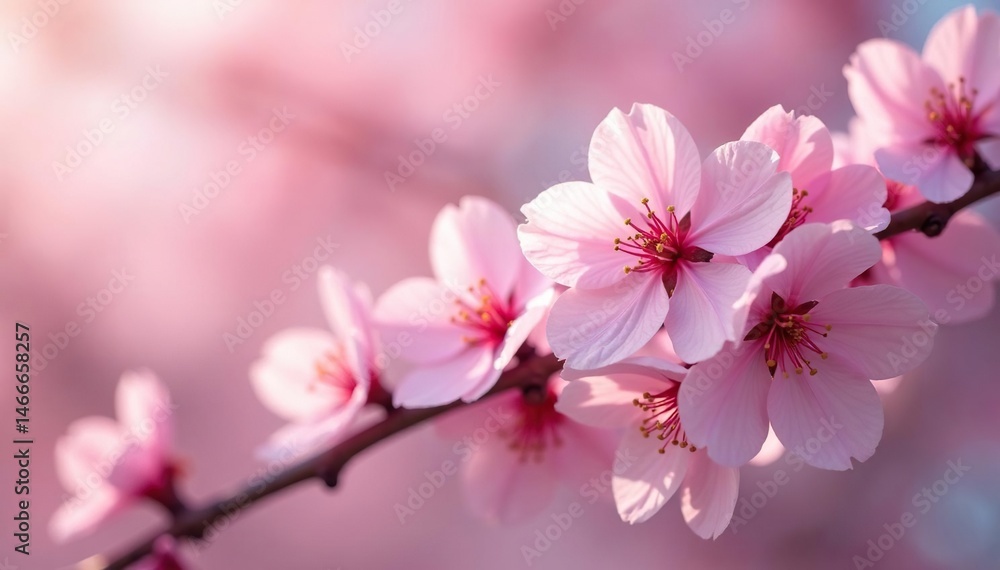 Delicate pink cherry blossoms, soft petals, intricate branches , flower, spring, wallpaper Delicate pink cherry blossoms, soft petals, intricate branches , flower, spring, wallpaper