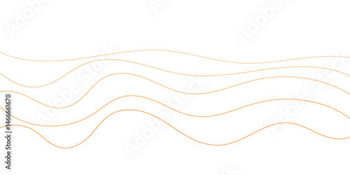 A minimalist background featuring multiple, gently curving, gold lines creating a flowing wave pattern.