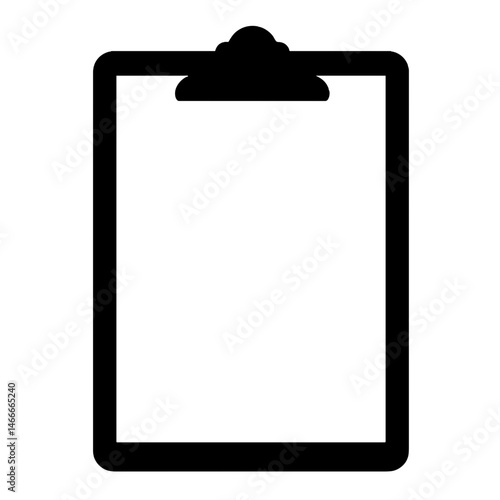 Silhouette of clipboard displaying salary negotiation note, business concept
