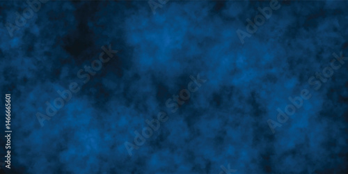 Night-Inspired Blue Texture with Fog and Gradient Shadows


