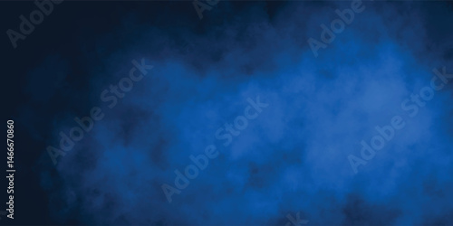 Ethereal Blue Mist with Dark Overlay for Atmospheric Concepts

