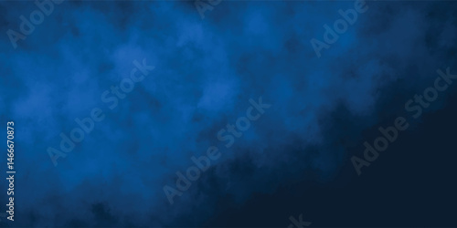 Ethereal Blue Mist with Dark Overlay for Atmospheric Concepts

