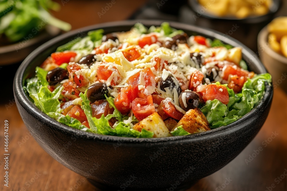 premium quality visual of greek salad with chopped tomato cheese and olives premium quality visual of greek salad with chopped tomato cheese and olives