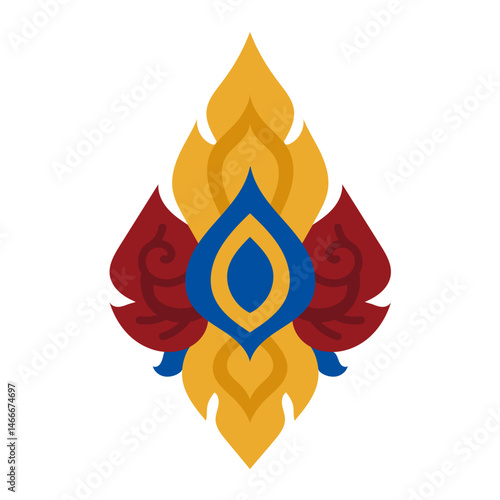 thai pattern culture style