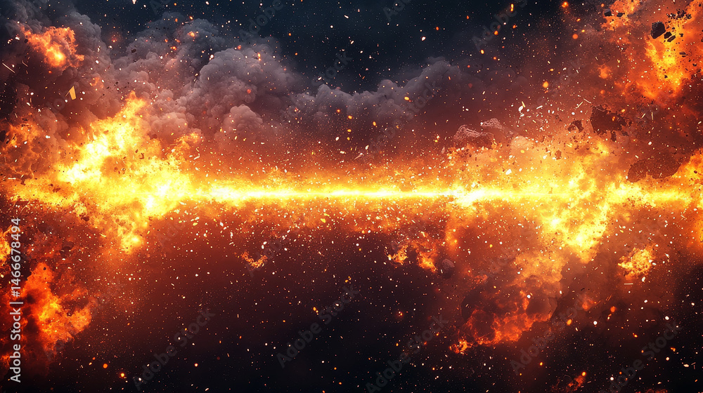 Blast effect frame Blast effect frame