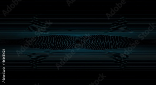 Abstract Teal Lines Digital Art:  A mesmerizing visual exploration of intersecting lines creating a hypnotic effect.  Perfect for tech, design, and futuristic concepts.