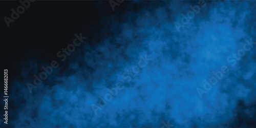 Dreamy and Soft Blue Mist Design with Smooth Fog Elements

