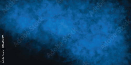 Calm Blue Cloud Texture with a Smooth Dark Shadow Overlay

