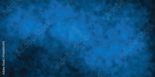 Calm Blue Cloud Texture with a Smooth Dark Shadow Overlay

