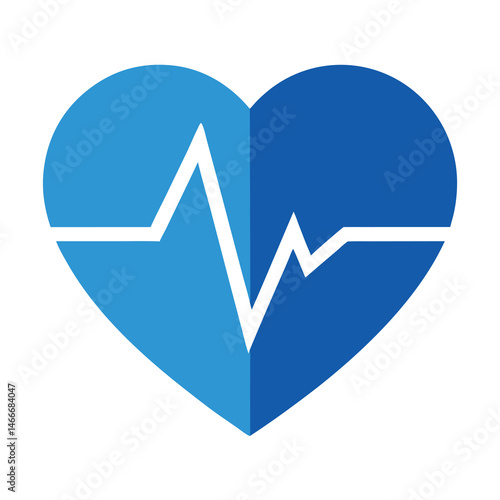 heart and heartbeat symbol