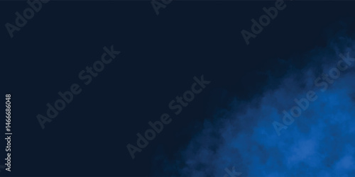 Dark Blue Fog and Smoke Background with Ethereal Gradient

