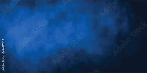 Blue and Dark Gradient Background with Subtle Smoke Overlay

