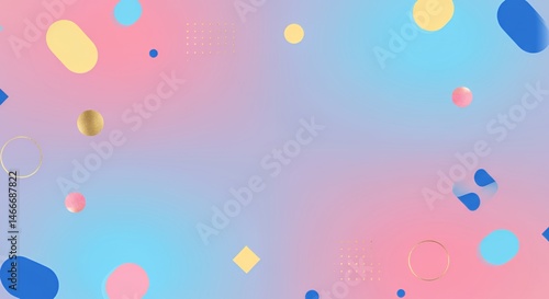 Pastel Dream: Abstract Geometric Background