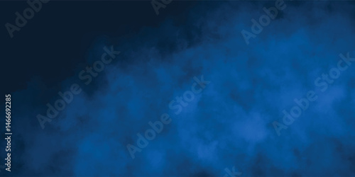 Moody Blue Cloud Texture with Gentle Mist and Fading Darkness

