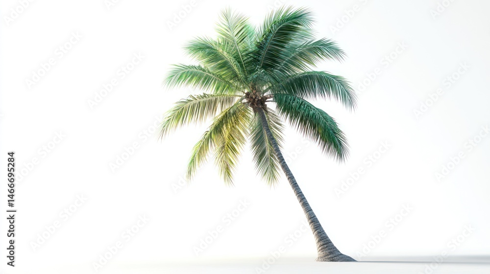 Obraz premium Isolated Palm Tree