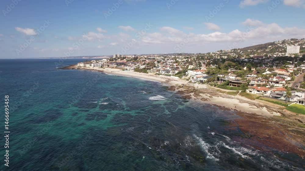 Aerial of La Jolla district in San Diego Aerial of La Jolla district in San Diego