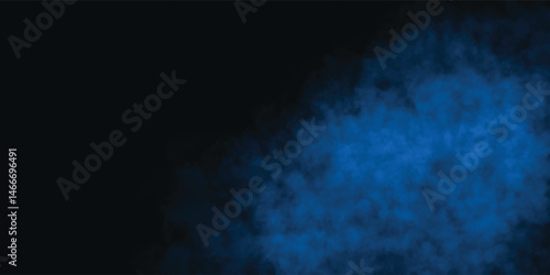 Calm Blue Haze Texture with a Dark Smoky Atmosphere

