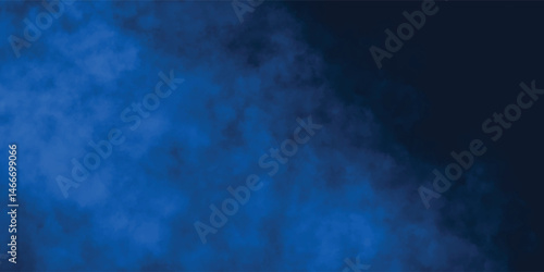 Smooth Blue Foggy Overlay with Black Gradient for Dreamlike Effects

