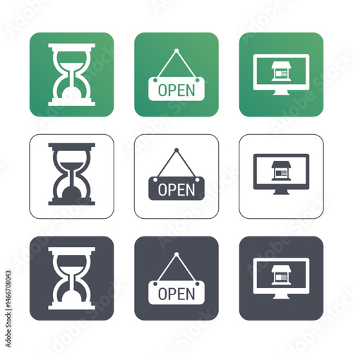 shopping commerce icon. Vector icon illustration. Shopping icon