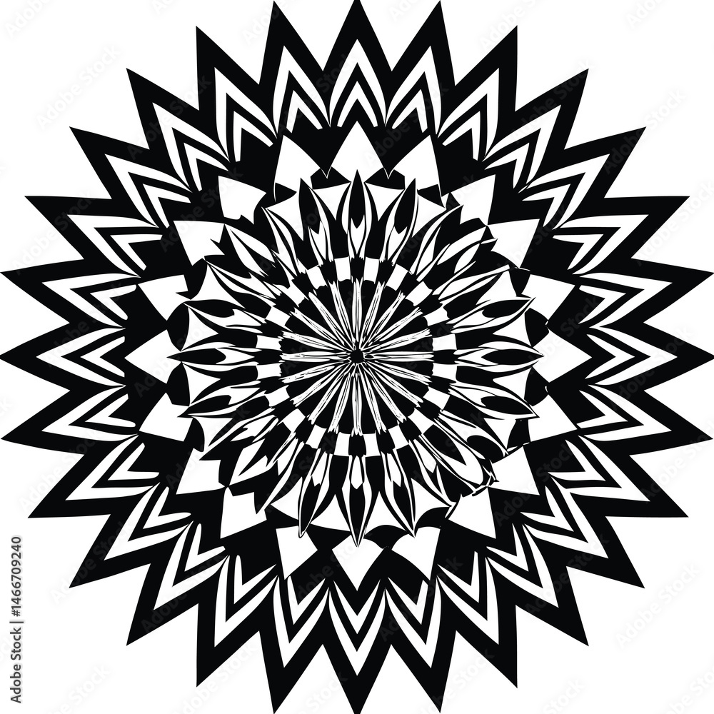 black and white mandala black and white mandala