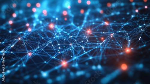 Neural AI Web Evolving Futuristic Intelligence.