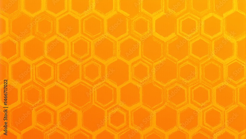Golden honeycomb pattern Golden honeycomb pattern