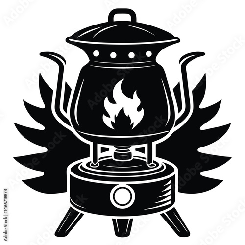 vintage gas stove