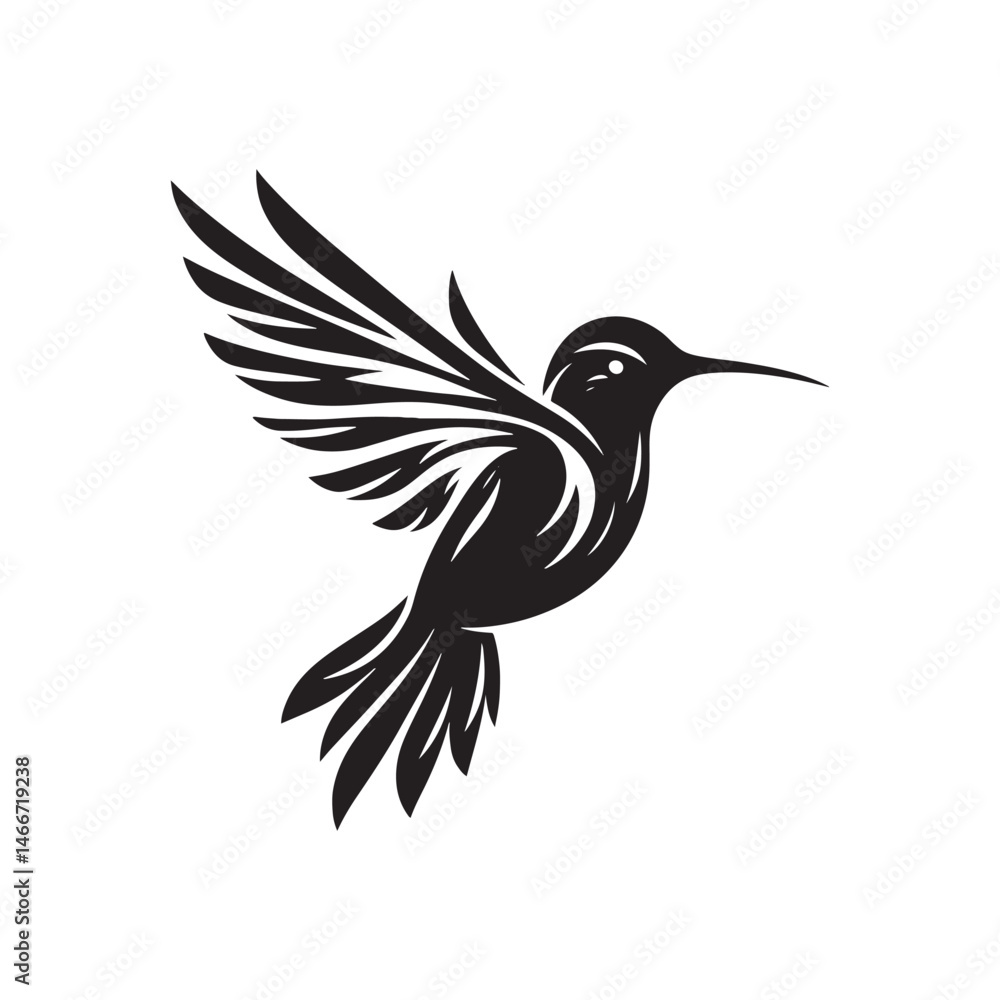 Hummingbird Vector Silhouette, Elegant Avian Design, Delicate Wings in Motion, Nature-Inspired Bird Art, Tiny Bird Illustration, Flying Jewel.
Hummingbird Vector Silhouette, Elegant Avian Design, Delicate Wings in Motion, Nature-Inspired Bird Art, Tiny Bird Illustration, Flying Jewel.