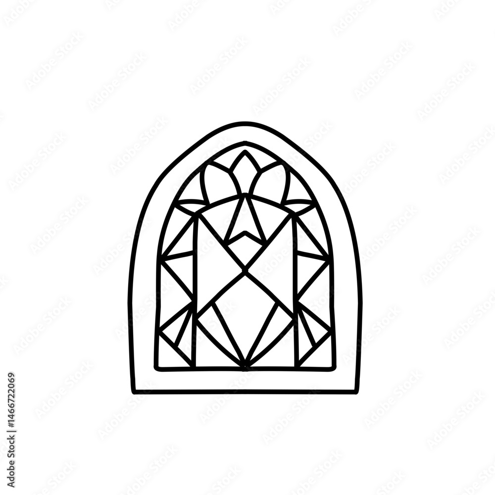 stained glass icon stained glass icon